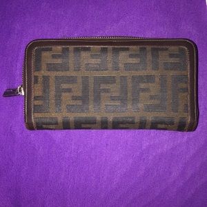 Authentic Fendi Zucca Zippy Wallet 🌟NEW LOW PRICE🌟